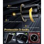 Miracase 2025 Soporte Movil Coche [Gancho Metálico Resistente] Suporte Telemovel Carro en Rotación 360° y Manejo con una Sola