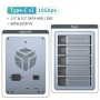 Caja de disco duro Yottamaster de 5 compartimentos USB3.1 GEN2 Caja de