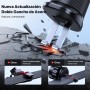 Miracase 2025 Soporte Movil Coche [Gancho Metálico Resistente] Suporte Telemovel Carro en Rotación 360° y Manejo con una Sola
