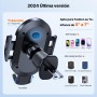 Miracase 2025 Soporte Movil Coche [Gancho Metálico Resistente] Suporte Telemovel Carro en Rotación 360° y Manejo con una Sola