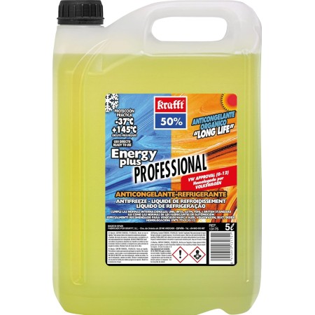 krafft - Anticongelante para Vehículos CC-Energy plus-50 5l Amarillo