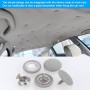 Zocipro Chinchetas Techo Coche, 65Pcs Botones Reparación Techo Coche, Remaches Retención Hebilla con 65 Pasadores de Colores 1