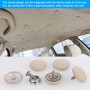 Zocipro Chinchetas Techo Coche, 65Pcs Botones Reparación Techo Coche, Remaches Retención Hebilla con 65 Pasadores de Colores 1