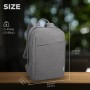 Mochila Lenovo casual para equipos portátiles de 39,6 cm (15,6") B210 (Color Gris)
