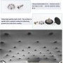 Zocipro Chinchetas Techo Coche, 65Pcs Botones Reparación Techo Coche, Remaches Retención Hebilla con 65 Pasadores de Colores 1