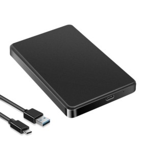 Caja de disco duro móvil tipo C, USB 3,1, SATA, velocidad de transfere
