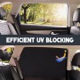 ZATOOTO Parasol Lateral Coche - Cortinillas para Coche (4 Piezas), Magnético, Proporciona Protección UV, Protege a su Bebé y