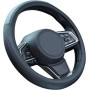 ZATOOTO Funda Volante Cuero - Funda Volante Coche Universal, Antideslizante, Duradera, Negro