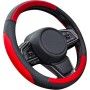 ZATOOTO Funda Volante Cuero - Funda Volante Coche Universal, Antideslizante, Duradera, Negro