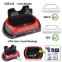 Estación de acoplamiento de disco duro todo en uno, USB 2,0 a IDE SATA