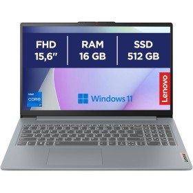 Lenovo IdeaPad Slim 3 Portátil FHD (1920 x 1080), Intel Core i7-13620H, RAM 16 GB SSD de 512 GB, WiFi 6, Windows 11 - Arctic
