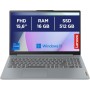 Lenovo IdeaPad Slim 3 Portátil FHD (1920 x 1080), Intel Core i7-13620H, RAM 16 GB SSD de 512 GB, WiFi 6, Windows 11 - Arctic