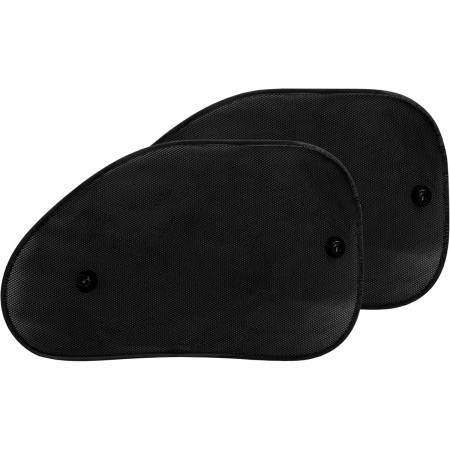 +PWR Car Parts Parasol Trasero Triple Capa Negro Microperforado Plegable 100 x 50 cm. Protege el Interior del Coche de los Rayos