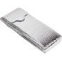 +PWR Car Parts Parasol Trasero Triple Capa Negro Microperforado Plegable 100 x 50 cm. Protege el Interior del Coche de los Rayos