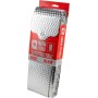 +PWR Car Parts Parasol Trasero Triple Capa Negro Microperforado Plegable 100 x 50 cm. Protege el Interior del Coche de los Rayos