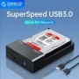 Estación de acoplamiento ORICO Lay-Flat HDD SATA a USB 3,0, estación d
