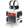 RIXOW Soporte Multifuncional de Almacenamiento de Juegos, Rack de Almacenamiento en Disco de 10 Juegos con Cajón, Soporte para