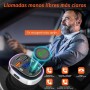 SONRU Transmisor FM Bluetooth 5.3 para Coche, Manos Libres Inalámbrico Reproductor MP3 Coche, QC3.0&PD 30W Tipo C Carga Rápida,