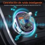 SONRU Transmisor FM Bluetooth 5.3 para Coche, Manos Libres Inalámbrico Reproductor MP3 Coche, QC3.0&PD 30W Tipo C Carga Rápida,