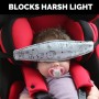 CATOR 3 PCS Soporte Seguridad de la Cabeza para Bebe en el Coche, Ajustable Bebés Soporte de la Cabeza para Cinturón de Coche