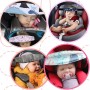 CATOR 3 PCS Soporte Seguridad de la Cabeza para Bebe en el Coche, Ajustable Bebés Soporte de la Cabeza para Cinturón de Coche