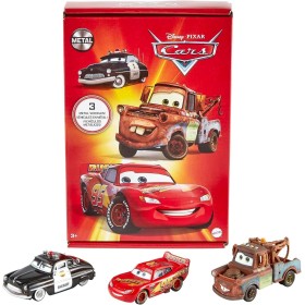 Mattel Disney - Cars Pack Tres Coches de Juguete Die-Cast Personajes de la Película (HBW14)
