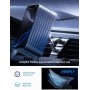 LISEN 15W Cargador Magsafe Coche Inalámbrico, [20X Imans Fuerte] Soporte Móvil Coche Magsafe para Ventilación & Salpicadero,