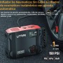 6500A 27000mAh Arrancador de Baterias de Coche con Compresor de Aire/18W Carga Rápida/Luz LED de 1600 lúmenes/160W DC