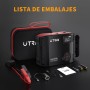 6500A 27000mAh Arrancador de Baterias de Coche con Compresor de Aire/18W Carga Rápida/Luz LED de 1600 lúmenes/160W DC