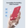 INIU Power Bank, Slimmest USB C Triple 3A de Alta Velocidad 10000mAh Bateria Externa, Bateria Portatil con Linterna para iPhone
