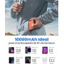INIU Power Bank, Slimmest USB C Triple 3A de Alta Velocidad 10000mAh Bateria Externa, Bateria Portatil con Linterna para iPhone