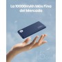 INIU Power Bank, Slimmest USB C Triple 3A de Alta Velocidad 10000mAh Bateria Externa, Bateria Portatil con Linterna para iPhone