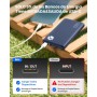 INIU Power Bank, Slimmest USB C Triple 3A de Alta Velocidad 10000mAh Bateria Externa, Bateria Portatil con Linterna para iPhone