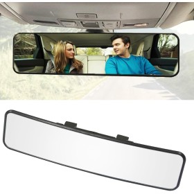 Kitbest - Espejo retrovisor universal para el interior del coche, espejo retrovisor panorámico, gran angular, convexo, SUV,