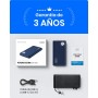 INIU Power Bank, Slimmest USB C Triple 3A de Alta Velocidad 10000mAh Bateria Externa, Bateria Portatil con Linterna para iPhone