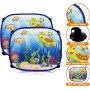 WTZWYFWJ 2 Piezas Parasol Coche Bebe,Negro Parasol Coche Infantil, para Proteger del Sol a Bebés y Mascotas-Negro