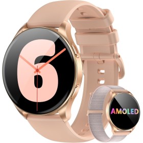 Blackview Smartwatch, Llamadas Bluetooth, Pantalla AMOLED de 1.43 Pulgadas, SpO2/Pulsómetro/Monitor de Sueño, Reloj Inteligente