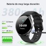 Blackview Smartwatch, Llamadas Bluetooth, Pantalla AMOLED de 1.43 Pulgadas, SpO2/Pulsómetro/Monitor de Sueño, Reloj Inteligente
