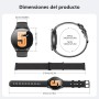 Blackview Smartwatch, Llamadas Bluetooth, Pantalla AMOLED de 1.43 Pulgadas, SpO2/Pulsómetro/Monitor de Sueño, Reloj Inteligente