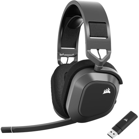 Corsair HS80 RGB USB Auriculares premium para juegos con sonido envolvente 7.1 (Micrófono omnidireccional, Tecnología SoundID de