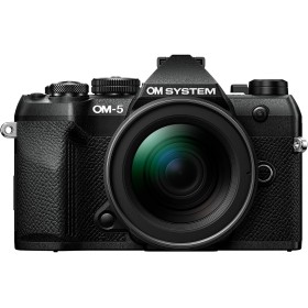 Cámara Micro Cuatro Tercios OM SYSTEM OM-5 Mark II, Incl. Objetivo M.Zuiko Digital ED 12-45mm Pro, Sensor Live Mos de 20 MP,