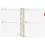 Finocam - Agenda Espiral 18 Meses 2025 2026 Semana Vista Horizontal Julio 2025 - Diciembre 2026 (18 meses) Daisy Internacional
