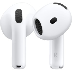 Apple AirPods 4, Auriculares inalámbricos, Bluetooth, con Audio Espacial Personalizado, Resistentes al Agua y el Sudor, Estuche