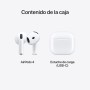 Apple AirPods 4, Auriculares inalámbricos, Bluetooth, con Audio Espacial Personalizado, Resistentes al Agua y el Sudor, Estuche