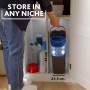 Vileda H2Pro Sistema de mopa Plana, Separación de Agua Limpia y Sucia, Diseño Que Ahorra Agua, Manejo con una Sola Mano,