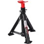 SIXTOL Mechanic Car Stand 3T - Soporte Plegable para Coche (2 Unidades, Capacidad de Carga de 3 toneladas, Altura Ajustable,