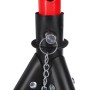 SIXTOL Mechanic Car Stand 3T - Soporte Plegable para Coche (2 Unidades, Capacidad de Carga de 3 toneladas, Altura Ajustable,
