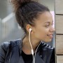 JBL Auriculares intrauditivos universales T110 con control remoto y micrófono, Negro