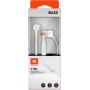 JBL Auriculares intrauditivos universales T110 con control remoto y micrófono, Negro