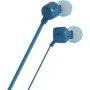 JBL Auriculares intrauditivos universales T110 con control remoto y micrófono, Negro